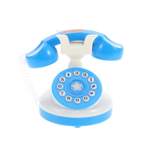 SOPOTUTU Spieltelefon Blau Interaktives Spieltelefon für Fantasievolles Rollenspiel für Fördert Kreativität und Vorstellungskraft Batterielos und Tragbar SOPOTUTU Spieltelefon Blau Interaktives Spieltelefon für Fantasievolles Rollenspiel für Fördert Kreativität und Vorstellungskraft Batterielos und Tragbar von SOPOTUTU