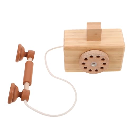 SOPOTUTU Spielzeugtelefon Kinderspielzeug Handspielzeug aus Holz hölzernes Retro-Telefonspielzeug Puppenhausdekoration Telefon Tischtelefon-Ornament Puppenhaus-Retro-Telefonmodell SOPOTUTU Spielzeugtelefon Kinderspielzeug Handspielzeug aus Holz hölzernes Retro-Telefonspielzeug Puppenhausdekoration Telefon Tischtelefon-Ornament Puppenhaus-Retro-Telefonmodell von SOPOTUTU