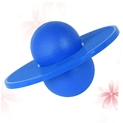 SOPOTUTU Sprungball Hüpfball Outdoor Sports Zubehör Rutschfester Gummiball mit Glatten Kanten Strapazierfähiges Sportspielzeug zur Sensorischen und Bewegungstraining Blau von SOPOTUTU