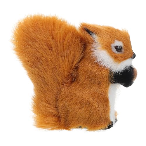 SOPOTUTU Stofftiermodell Simulationstiermodell-Ornamente Simulation Eichhörnchen Mini-Waldtiere Kuscheltier Eichhörnchen-Statue für den Tisch Eichhörnchendekoration Kunstpelz Hellbraun SOPOTUTU Stofftiermodell Simulationstiermodell-Ornamente Simulation Eichhörnchen Mini-Waldtiere Kuscheltier Eichhörnchen-Statue für den Tisch Eichhörnchendekoration Kunstpelz Hellbraun von SOPOTUTU