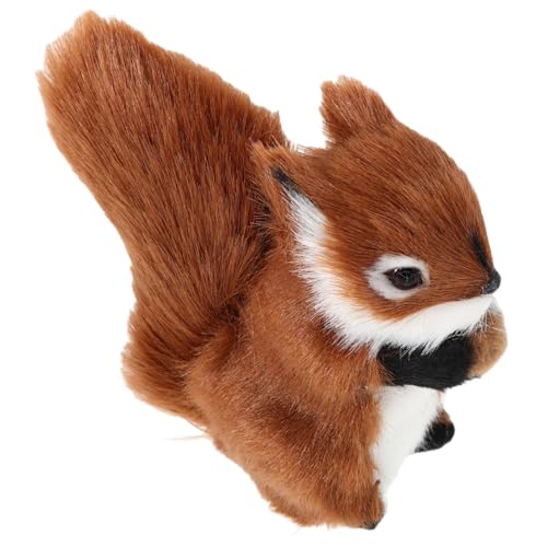 SOPOTUTU Stofftiermodell gefülltes Eichhörnchen kleines pelziges Eichhörnchen Waschbär Plüsch entzückendes pelziges Eichhörnchen realistisches pelziges Eichhörnchen Kunstpelz Braun SOPOTUTU Stofftiermodell gefülltes Eichhörnchen kleines pelziges Eichhörnchen Waschbär Plüsch entzückendes pelziges Eichhörnchen realistisches pelziges Eichhörnchen Kunstpelz Braun von SOPOTUTU