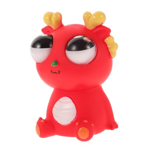 SOPOTUTU Stressabbau Eye Bulging Dragon mit Lustigem Augeneffekt Tragbares Stress Gadget Kleines Squeeze Toy für Erwachsene für Büro und Partyspaß von SOPOTUTU