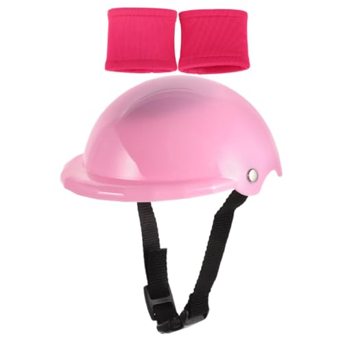 SOPOTUTU Stylischer Sporthelm Puppen mit Schutzpads Robustes Doll Accessory Role Playing Outfit Detaillierte Handarbeit für Puppen mädchen Sport und Scooter spielspaß von SOPOTUTU