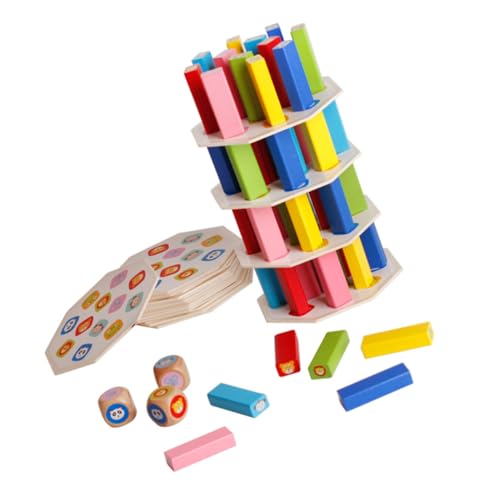 SOPOTUTU Teiliges Holzbaustein Spielset für Kleinkinder Sichere Glatte Kanten Pädagogisches Stapelspielzeug Fantasie Denkvermögen und Kommunikation für Jungen und Mädchen SOPOTUTU Teiliges Holzbaustein Spielset für Kleinkinder Sichere Glatte Kanten Pädagogisches Stapelspielzeug Fantasie Denkvermögen und Kommunikation für Jungen und Mädchen von SOPOTUTU