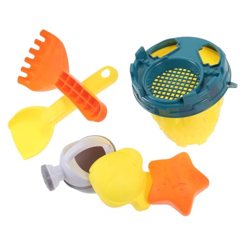 SOPOTUTU Teiliges Strandspielzeug für Leichtes Tragbares Sandspielzeug mit Eimer Schaufel und Cartoon Fisch Sicher Glatte Oberfläche zum Am Strand und Sandkasten SOPOTUTU Teiliges Strandspielzeug für Leichtes Tragbares Sandspielzeug mit Eimer Schaufel und Cartoon Fisch Sicher Glatte Oberfläche zum Am Strand und Sandkasten von SOPOTUTU