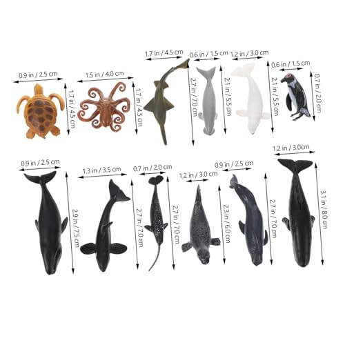 SOPOTUTU Teiliges Tiere Modell Realistische Meeresbewohner für Pädagogisches Lernspielzeug Langlebig für Frühe Kognitive Entwicklung und Geschenk SOPOTUTU Teiliges Tiere Modell Realistische Meeresbewohner für Pädagogisches Lernspielzeug Langlebig für Frühe Kognitive Entwicklung und Geschenk von SOPOTUTU