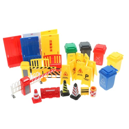 SOPOTUTU Teiliges Verkehrszeichen Miniatur Straßenbarrieren Modell Pädagogisches Verkehrserziehungsspielzeug für Leicht Kompakt für Verkehrssimulation und Baustellen Spiel SOPOTUTU Teiliges Verkehrszeichen Miniatur Straßenbarrieren Modell Pädagogisches Verkehrserziehungsspielzeug für Leicht Kompakt für Verkehrssimulation und Baustellen Spiel von SOPOTUTU