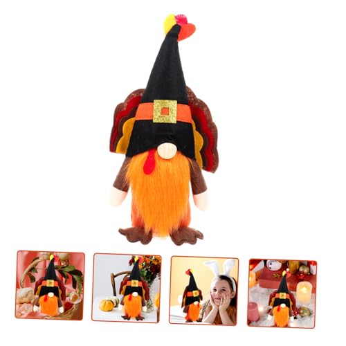 SOPOTUTU Thanksgiving Wichtel Puppe Plüschfigur Dekoration Herbst Festival Erntedankfest Sofa Desktop Party Schmuck Geschenk von SOPOTUTU