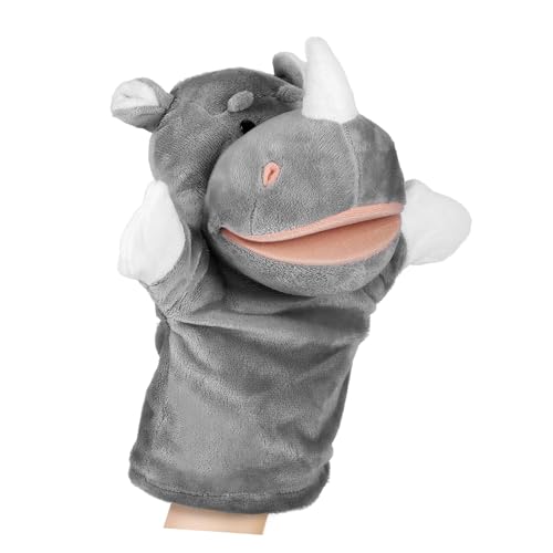 SOPOTUTU Tierhandspielzeug Stofftier Handpuppen Süße Handpuppe Geschichtenerzählpuppe Tierpuppenspielzeug Handpuppenhandschuh Tierpuppen Handpuppen Für Kleinkinder Plüsch von SOPOTUTU