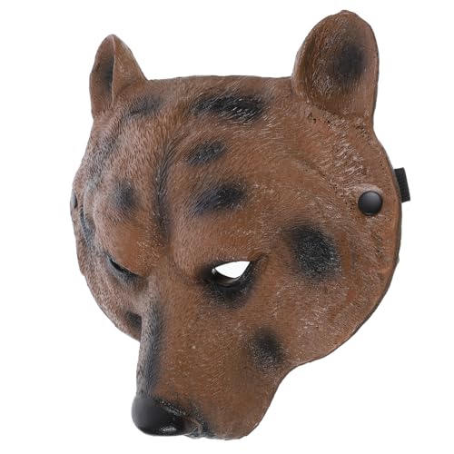 SOPOTUTU Tierische Bärenmaske für Kostümpartys Realistische Halbmaske aus PU für Halloween Verkleidung und Cosplay Verstellbar und Bequem für Mottopartys und Festlichkeiten SOPOTUTU Tierische Bärenmaske für Kostümpartys Realistische Halbmaske aus PU für Halloween Verkleidung und Cosplay Verstellbar und Bequem für Mottopartys und Festlichkeiten von SOPOTUTU
