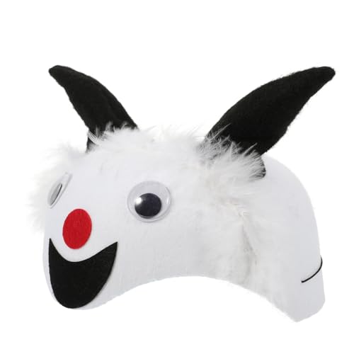 SOPOTUTU Tierkostüm Mütze Schaf Design Weiches Material Bequemer Sitz Für Party Geburtstag Karneval Aufführung von SOPOTUTU