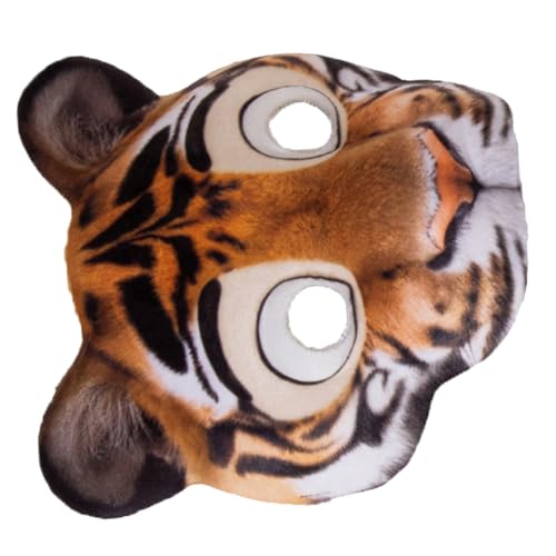 SOPOTUTU Tiger Maske EVA Halbgesichts Tierkostüm Masquerade Maske mit Elastischem Band für Halloween Karneval Faschingsfeiern und Kostümpartys für Erwachsene SOPOTUTU Tiger Maske EVA Halbgesichts Tierkostüm Masquerade Maske mit Elastischem Band für Halloween Karneval Faschingsfeiern und Kostümpartys für Erwachsene von SOPOTUTU