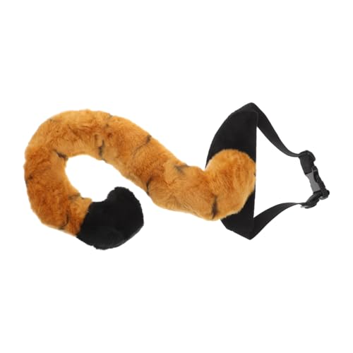 SOPOTUTU Plüsch Tiger Für Kostüme Tierkostüm Zubehör Für Junge Mädchen Und Erwachsene Für Halloween Cosplay Und Bühnenaufführungen Mit Stabilem Befestigungsriemen SOPOTUTU Plüsch Tiger Für Kostüme Tierkostüm Zubehör Für Junge Mädchen Und Erwachsene Für Halloween Cosplay Und Bühnenaufführungen Mit Stabilem Befestigungsriemen von SOPOTUTU