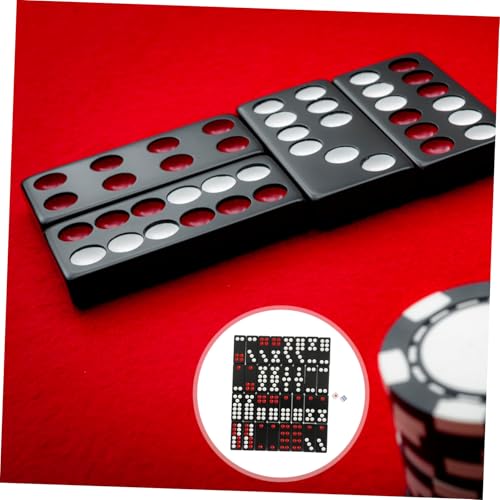SOPOTUTU Traditionelles Paigow Spielsteine aus Hochwertigem Material Gravierte Oberfläche Glatte Verarbeitung Brettspiel für Freunde Familie und Gesellige Runden Tragbares Chinesisches SOPOTUTU Traditionelles Paigow Spielsteine aus Hochwertigem Material Gravierte Oberfläche Glatte Verarbeitung Brettspiel für Freunde Familie und Gesellige Runden Tragbares Chinesisches von SOPOTUTU