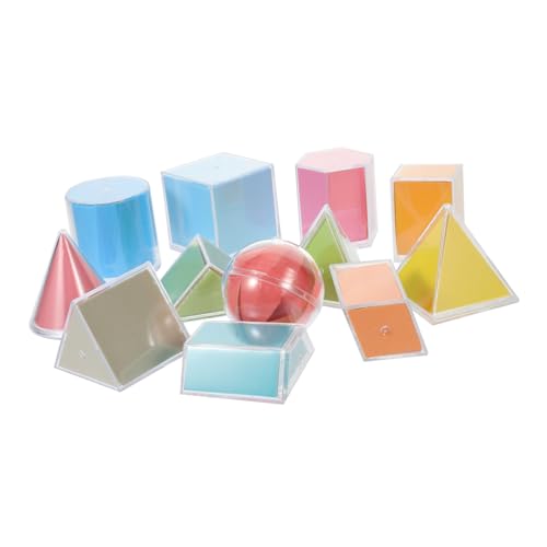SOPOTUTU Transparente Geometrische Körper Teilig Modelle für Abnehmbar Anschauliches Lernmaterial für Geometrieunterricht Fördert Mathematisches Verständnis und Kreativität im SOPOTUTU Transparente Geometrische Körper Teilig Modelle für Abnehmbar Anschauliches Lernmaterial für Geometrieunterricht Fördert Mathematisches Verständnis und Kreativität im von SOPOTUTU