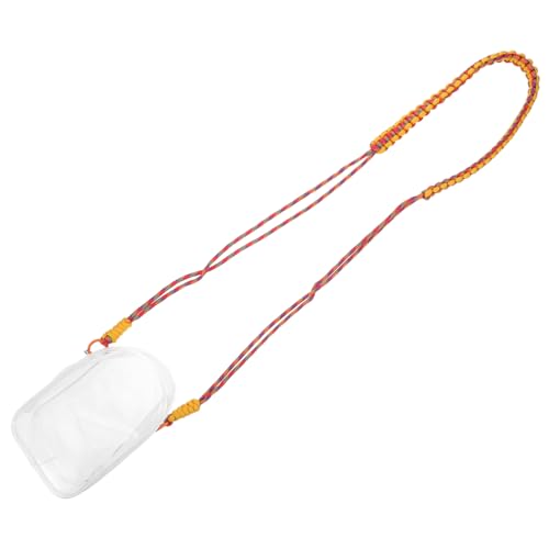SOPOTUTU Transparente PVC-Puppe Tragetasche mit Verstellbarem Geflochtenem Tragegurt Klarer Organizer für Reise und Display Platzsparende Aufbewahrung für Puppen und Sammlerfiguren von SOPOTUTU