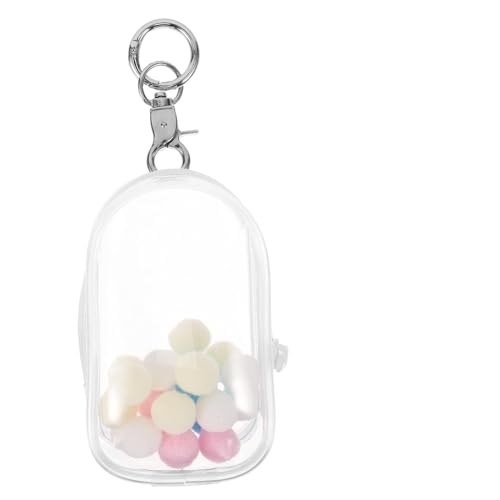 SOPOTUTU Transparente Puppen Tragetasche Mini Display aus Aufbewahrung für Figuren und Puppen Leicht und Tragbar für Spielzeugliebhaber Geschützt von SOPOTUTU