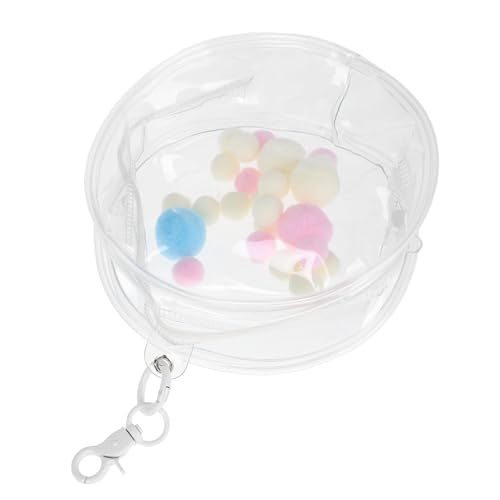 SOPOTUTU Transparente Puppentrage mit Schlüsselanhänger Mini Schutzbeutel für Unterwegs Kratzfest aus Kunststoff und Plüsch Multifunktional für Figuren Süßes Design für Rucksack Zubehör SOPOTUTU Transparente Puppentrage mit Schlüsselanhänger Mini Schutzbeutel für Unterwegs Kratzfest aus Kunststoff und Plüsch Multifunktional für Figuren Süßes Design für Rucksack Zubehör von SOPOTUTU