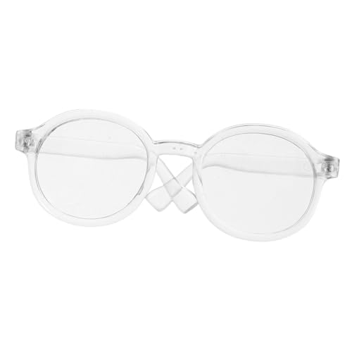 SOPOTUTU Transparente Runde Puppenbrille Mini Brillen Accessoire für Stoffpuppen Modische Puppen Dress up Requisite für Künstlerisches Basteln und Sammler SOPOTUTU Transparente Runde Puppenbrille Mini Brillen Accessoire für Stoffpuppen Modische Puppen Dress up Requisite für Künstlerisches Basteln und Sammler von SOPOTUTU
