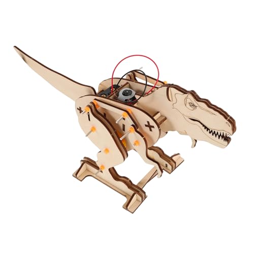 SOPOTUTU Tyrannosaurus Rex-Montagespielzeug Kinderpädagogische Spielzeuge Dinosaurier- Dinosaurier-Figur 3D-Dinosaurier-Puzzle realistische Dinosaurierfiguren Baukasten Holz SOPOTUTU Tyrannosaurus Rex-Montagespielzeug Kinderpädagogische Spielzeuge Dinosaurier- Dinosaurier-Figur 3D-Dinosaurier-Puzzle realistische Dinosaurierfiguren Baukasten Holz von SOPOTUTU