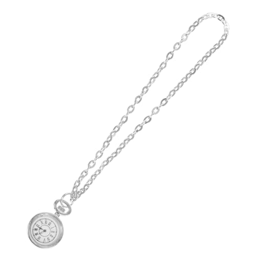 SOPOTUTU 1stück Miniatur Taschenuhr Für Exquisites Accessoire Raumdekoration Für Sammler Und Von Miniaturmöbeln Silberfarben SOPOTUTU 1stück Miniatur Taschenuhr Für Exquisites Accessoire Raumdekoration Für Sammler Und Von Miniaturmöbeln Silberfarben von SOPOTUTU