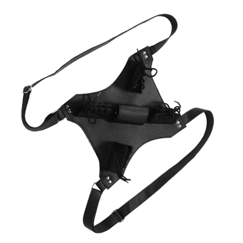 SOPOTUTU Universeller Schwertgurt Tasche Schwerthaltergürtel Halloween - Schwertfälschung Schwertgürtel Raubtierkostüm Cosplay- -rüstung Fechttasche Black Pu SOPOTUTU Universeller Schwertgurt Tasche Schwerthaltergürtel Halloween - Schwertfälschung Schwertgürtel Raubtierkostüm Cosplay- -rüstung Fechttasche Black Pu von SOPOTUTU