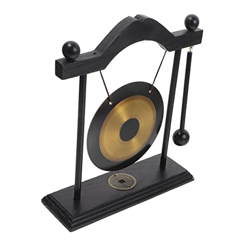 SOPOTUTU Vintage Messing Gong Dekoration mit Holzständer Langlebiges Tischgong Ornament aus Robustem Messing und Holz Stabiles Feng Shui Wohnaccessoire für Schreibtisch und Handwerkskunst SOPOTUTU Vintage Messing Gong Dekoration mit Holzständer Langlebiges Tischgong Ornament aus Robustem Messing und Holz Stabiles Feng Shui Wohnaccessoire für Schreibtisch und Handwerkskunst von SOPOTUTU