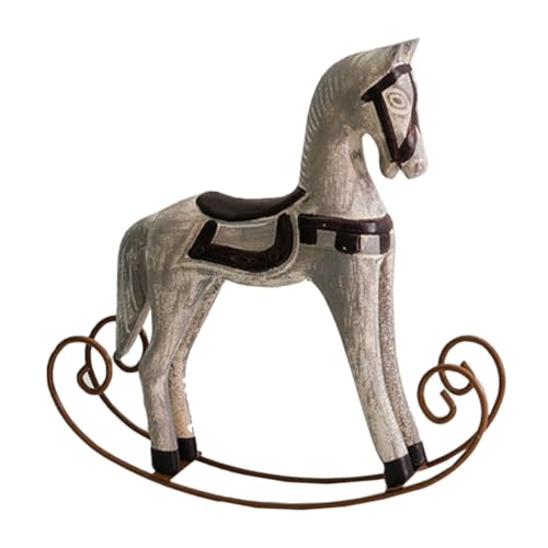 SOPOTUTU Vintage Schaukelpferd Holzfigur Robuste Deko für Kreatives für Jährige Charmante Tischdekoration Sicheres und Anpassungsfähiges Design Fördert Fantasie und Kreativität SOPOTUTU Vintage Schaukelpferd Holzfigur Robuste Deko für Kreatives für Jährige Charmante Tischdekoration Sicheres und Anpassungsfähiges Design Fördert Fantasie und Kreativität von SOPOTUTU