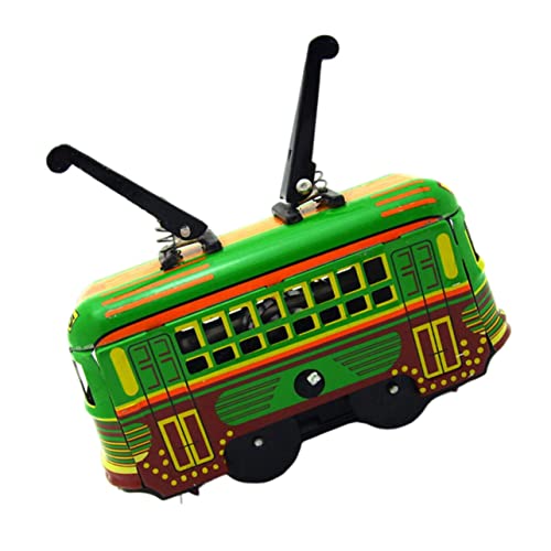SOPOTUTU Vintage Stil Eisenbahn Wind Up aus Nostalgisches Zug Modell Kreatives Lernspielzeug für Handlich und Fördert Motorik und Fantasie von SOPOTUTU