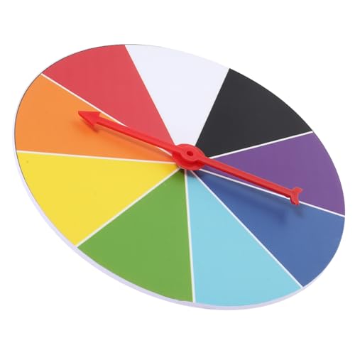 SOPOTUTU Wandhängendes Wiederverwendbare Drehplatte für DIY Lotteriespiele Kreatives Preisrad Tragbares Party und Büro Drehspielzeug von SOPOTUTU