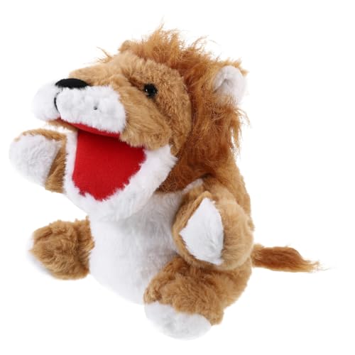SOPOTUTU Weiche Tier Handpuppe aus Plüsch mit Beweglichem Mund Interaktives Tier Handspielzeug für Fantasievolles und Pädagogische Erzählungen Geeignet für Eltern von SOPOTUTU