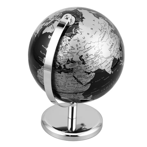 SOPOTUTU Weltkugel-Ornament Globe Ornament Büro-Desktop- Vintage-Desktop- Desktop-weltkugel Geographie- Home Desk Decor Dekorative Globe Ball Schwarz Metall SOPOTUTU Weltkugel-Ornament Globe Ornament Büro-Desktop- Vintage-Desktop- Desktop-weltkugel Geographie- Home Desk Decor Dekorative Globe Ball Schwarz Metall von SOPOTUTU