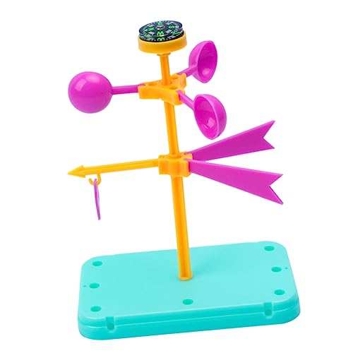 SOPOTUTU Windfahne Bausatz DIY Wissenschaftliches für Pädagogisches Experimentier Leicht und Kompakt Geburtstagsgeschenke und Bildungsprojekte von SOPOTUTU