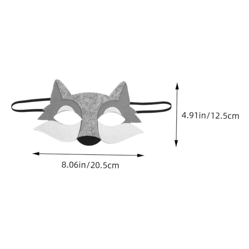 SOPOTUTU Wolf Kopfmaske Cosplay Maske aus Filz Leicht und Bequem für Party Kostüm Ball Halloween Tiermaskerade Zubehör SOPOTUTU Wolf Kopfmaske Cosplay Maske aus Filz Leicht und Bequem für Party Kostüm Ball Halloween Tiermaskerade Zubehör von SOPOTUTU