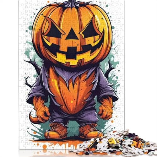 1500-teiliges Puzzle für Erwachsene, Halloween-Kürbis-Puzzle, Dekompressionsspiel, Spielzeug-Puzzles, Geburtstagsgeschenke, 1500 Teile (85 x 57 cm) von SOQWBYG