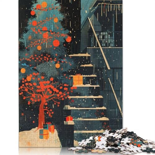 520-teiliges Puzzle, Weihnachtspuzzle, 520 Teile, 52 x 38 cm, Holzpuzzle, Lernspiele für Erwachsene 520-teiliges Puzzle, Weihnachtspuzzle, 520 Teile, 52 x 38 cm, Holzpuzzle, Lernspiele für Erwachsene von SOQWBYG