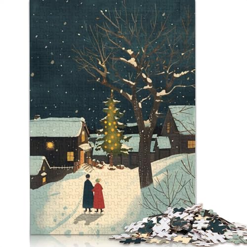 520-teiliges Puzzle, Weihnachtspuzzle, 520 Teile, 52 x 38 cm, Holzpuzzle, Lernspiele für Erwachsene 520-teiliges Puzzle, Weihnachtspuzzle, 520 Teile, 52 x 38 cm, Holzpuzzle, Lernspiele für Erwachsene von SOQWBYG