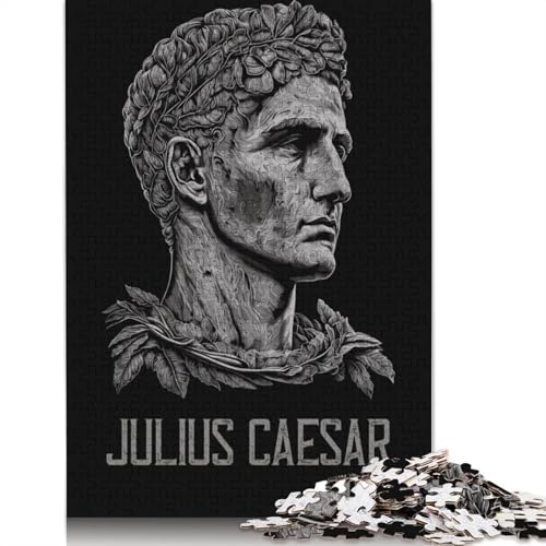520-teiliges Puzzle für Erwachsene „Julius Caesar“, Gehirntraining, Herausforderung, Puzzlespiel, Geschenk für 520 Teile (52 x 38 cm) von SOQWBYG