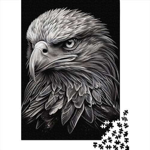 Adler gezeichnetes Puzzlespielzeug, Lernspiel, rechteckiges Papierpuzzle für Jungen oder Mädchen, Ostergeschenke, 70 x 50 cm/1000 Teile Adler gezeichnetes Puzzlespielzeug, Lernspiel, rechteckiges Papierpuzzle für Jungen oder Mädchen, Ostergeschenke, 70 x 50 cm/1000 Teile von SOQWBYG