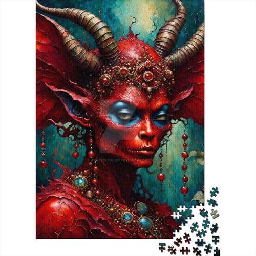 Dämonenlord-Puzzle, 100% recycelte Pappe, 100% recycelte Pappe, Puzzle für Jungen oder Mädchen, Ostergeschenk, 38 x 26 cm, 1000 Teile von SOQWBYG