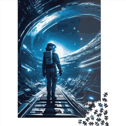 Das Reisende Puzzle 1500 Teile Puzzle für Erwachsene Puzzle Puzzle-Sets für die Familie Lernspiel 1500 Stück (85x57cm) von SOQWBYG