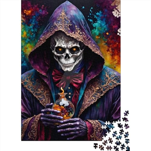 Das Todespuzzle - Herausforderndes und kniffliges Puzzle aus 100% recycelter Pappe für Erwachsene und Kinder 38 x 26 cm/1000 Teile von SOQWBYG