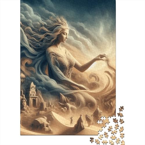 Desert Queen Puzzle Premium 100% Recycling-Platte, 100% recycelte Pappe, Puzzle für Kinder und Erwachsene ab 12 Jahren, Ostergeschenk, 70 x 50 cm, 1000 Teile von SOQWBYG