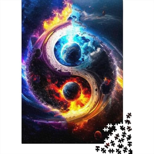 Duality Puzzle DIY-Spiel Papier Rechteckiges Puzzle für Jungen oder Mädchen Geburtstagsgeschenk 70x50cm/1000 Teile von SOQWBYG