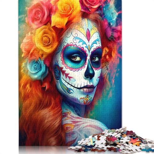 Elegantes und ausgefallenes Puzzle mit 520 Teilen, Holzpuzzle, Spielzeug, Familienspiel, Schwierigkeitsgrad, Herausforderung, Puzzles 520 Teile (52 x 38 cm) von SOQWBYG