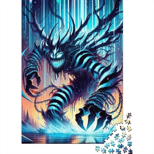 Fantasy-Dämonen-Puzzle, Lernspiele, Familienaktivitäten, Premium-Karton-Puzzle für Frauen und Männer, Ostergeschenk, 38 x 26 cm, 1000 Teile Fantasy-Dämonen-Puzzle, Lernspiele, Familienaktivitäten, Premium-Karton-Puzzle für Frauen und Männer, Ostergeschenk, 38 x 26 cm, 1000 Teile von SOQWBYG