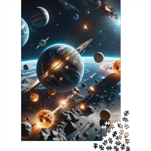 Galaktisches Universum Puzzle DIY Spiel Papier Rechteckiges Puzzle für Jungen oder Mädchen Geburtstagsgeschenk 70x50cm/1000 Teile von SOQWBYG