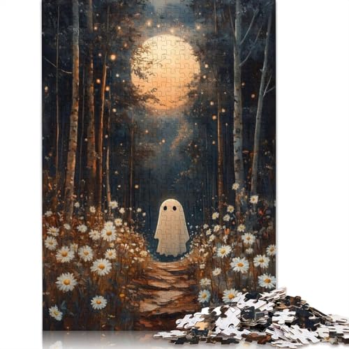 Geist im Wald, 520-teiliges Puzzle für Erwachsene, schwieriges Puzzle für Erwachsene, anspruchsvolles Puzzle, Geschenk für Freunde und Familie, 520 Teile (52 x 38 cm) von SOQWBYG