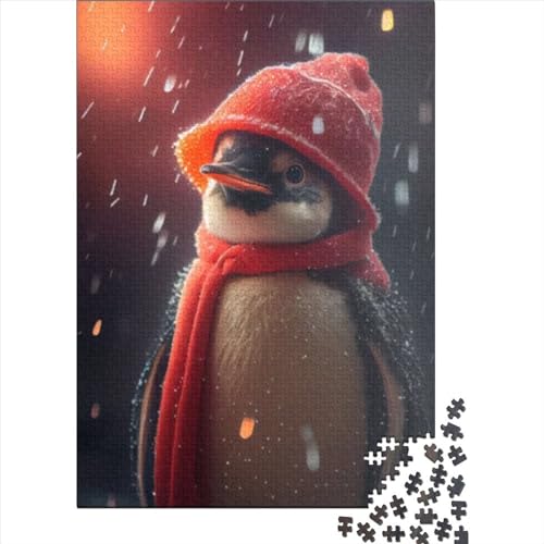 Pinguin-Schnee-Puzzle, Lernspiel, Papier, rechteckig, Puzzle für Erwachsene, Teenager, Ostergeschenke, 70 x 50 cm/1000 Teile Pinguin-Schnee-Puzzle, Lernspiel, Papier, rechteckig, Puzzle für Erwachsene, Teenager, Ostergeschenke, 70 x 50 cm/1000 Teile von SOQWBYG