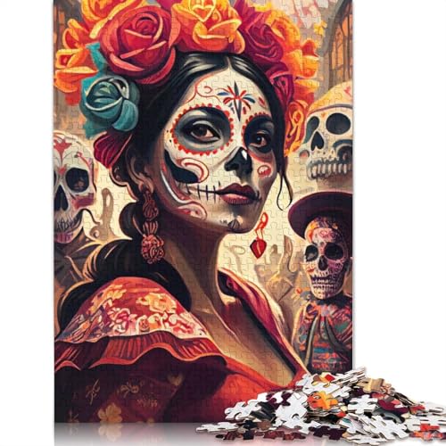 Puzzle „Honoring Ancestors“ mit 520 Teilen, Puzzle für Erwachsene, unmögliches Puzzle, Holzspielzeug, anspruchsvolles Puzzle, 520 Teile (52 x 38 cm) von SOQWBYG